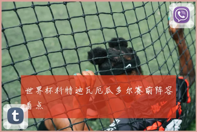 世界杯科特迪瓦厄瓜多尔赛前阵容看点